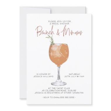 Minimalist Brunch & Mimosas Cocktail