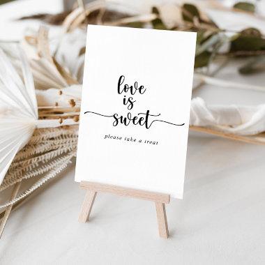 Minimalist Calligraphy Love Is Sweet Sign