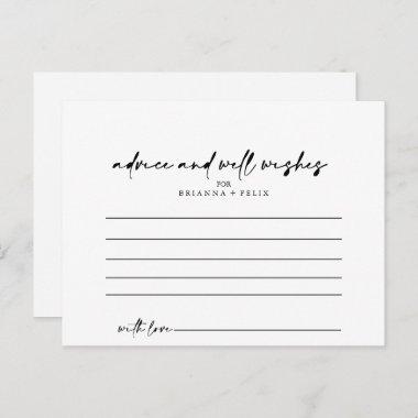 Minimalist Calligraphy Modern Elegant Wedding PostInvitations