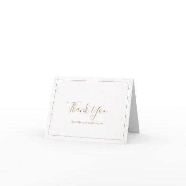 Minimalist Gold  Future Mrs Thank You