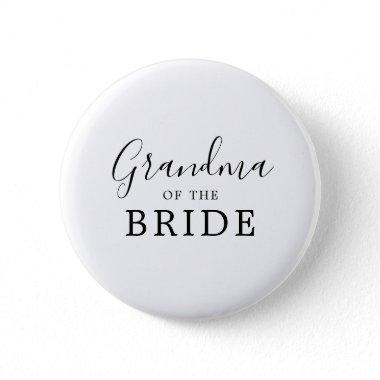 Minimalist Grandma of the Bride Bridal Shower Button