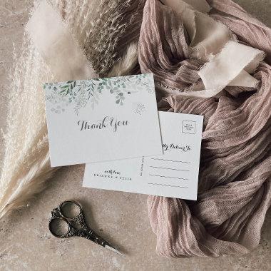 Minimalist Greenery Eucalyptus Thank You Post