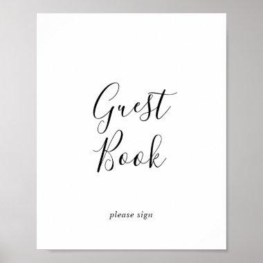 Minimalist Guest Book Sign
