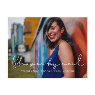Minimalist handwritten  by mail photo Post