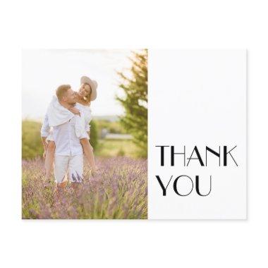 Minimalist Modern Art Deco Frame Photo Thank You Post