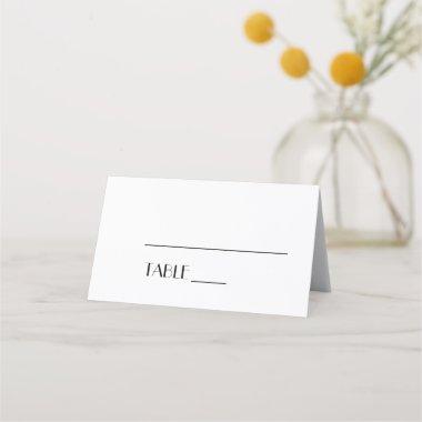 Minimalist Modern Art Deco Wedding Place  Tent