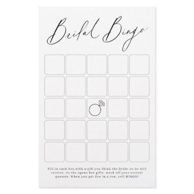 Minimalist modern script  bingo game