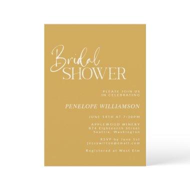Minimalist Modern Script Yellow