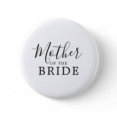 Minimalist Mother of the Bride Bridal Shower Button
