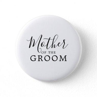 Minimalist Mother of the Groom Bridal Shower Button