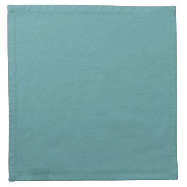 Minimalist Professional Modern Plain Cadet Blue Cloth Napkin