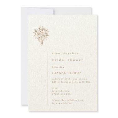 Minimalist Rustic Floral Line Art