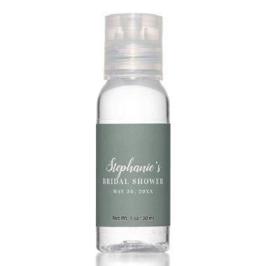 Minimalist Sage Green and White    Hand Sanitizer