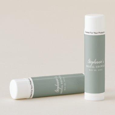 Minimalist Sage Green and White    Lip Balm