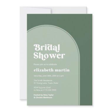 Minimalist Sage Green Arch  Party