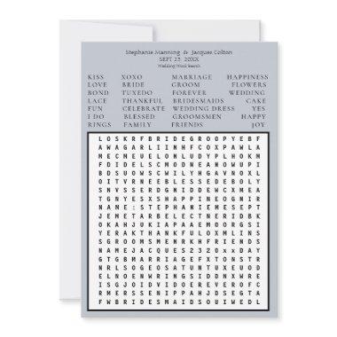 Minimalist Save the Date Word Search -Lavender2