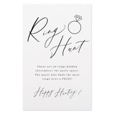 Minimalist script ring hunt  game