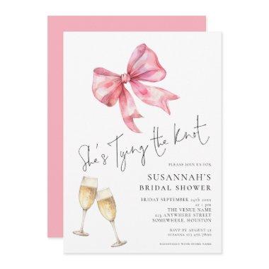 Minimalist She is Tying The Knot