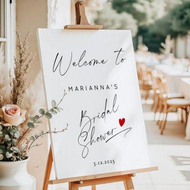 Minimalist simple  Welcome Foam Board