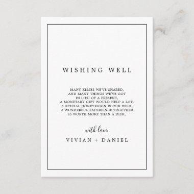 Minimalist Typography Wedding Wishing Well Invitations