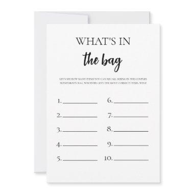Minimalist What's In Your Bag