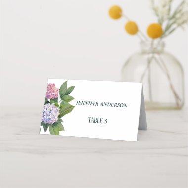Minimalist White Hydrangea Flower Wedding Place