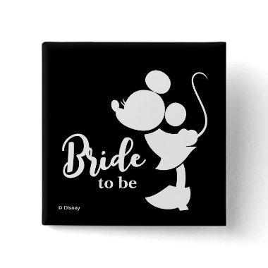 Minnie Mouse Bride to be Button