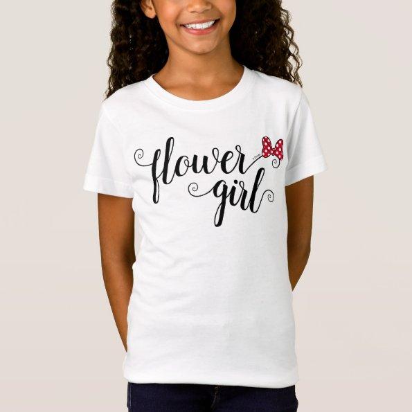 Minnie Mouse | Flower Girl T-Shirt