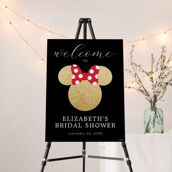 Minnie Mouse | Gold & Red  Welcome Foam Board