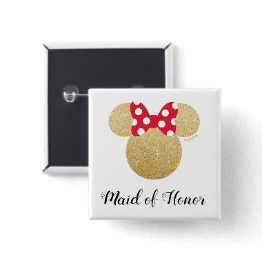 Minnie Mouse Maid of Honor |  Button