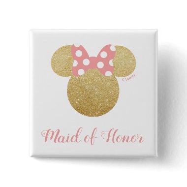 Minnie Mouse Maid of Honor |  Button