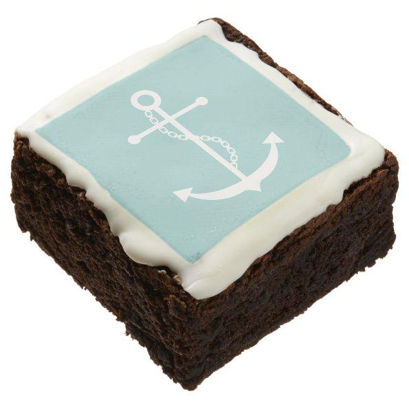 Mint Green Anchor Chocolate Brownie