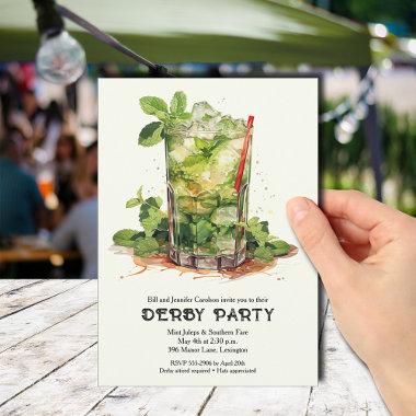 Mint Julep Derby Party Invitations