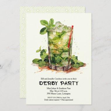 Mint Julep Derby Party Invitations