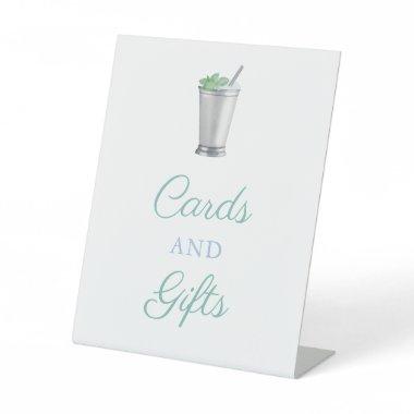 Mint Julep Horse Race Invitations and Gifts Pedestal Sign
