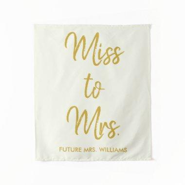 Miss to Mrs Backdrop  Photo Booth