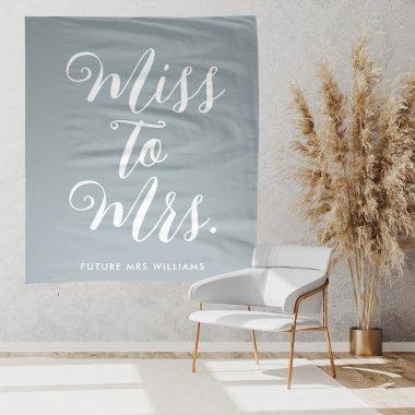 Miss to Mrs Banner Modern  Backdrop