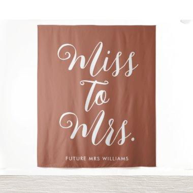 Miss to Mrs Banner Modern  Backdrop