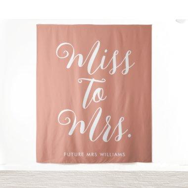 Miss to Mrs Banner Modern  Supplies Tapestry