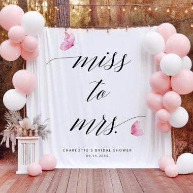 Miss To Mrs  Backdrop