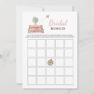 Miss to Mrs Bridal Shower Bingo Game Invitations
