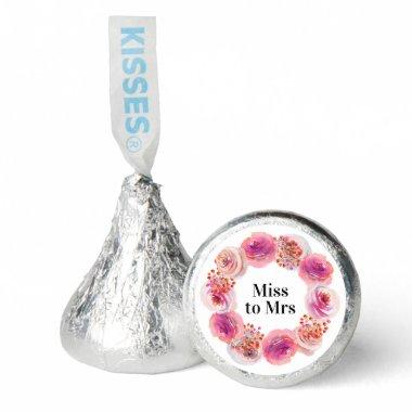 Miss to Mrs Bridal Shower Bright Floral Hershey®'s Kisses®