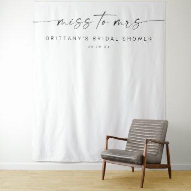 Miss to Mrs  Decor Backdrop