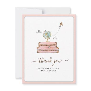 Miss to Mrs.  Flat Thank You