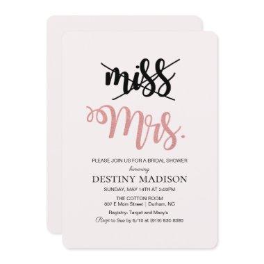 Miss to Mrs.