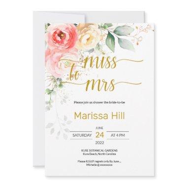 MISS TO MRS - Floral