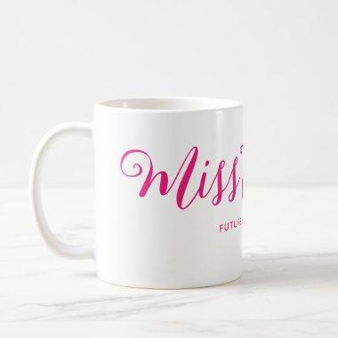 Miss to Mrs Modern Boho Script Bachelorette Coffee Mug