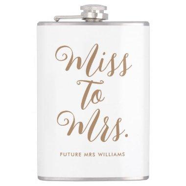 Miss to Mrs Modern  Flask