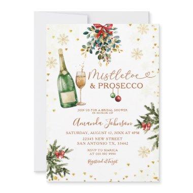 Mistletoe & Prosecco Gold Christmas