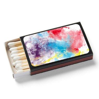 Mixed Watercolor  Matchbox Matchboxes